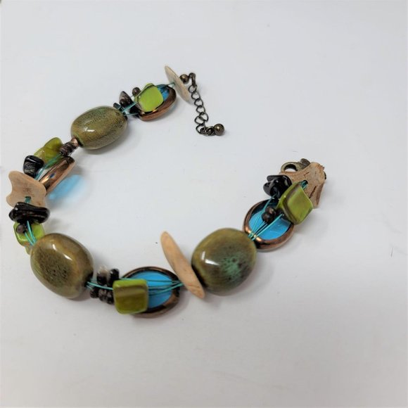 Premier Design Necklace n Bracelet Set Porcelain - Picture 2 of 11